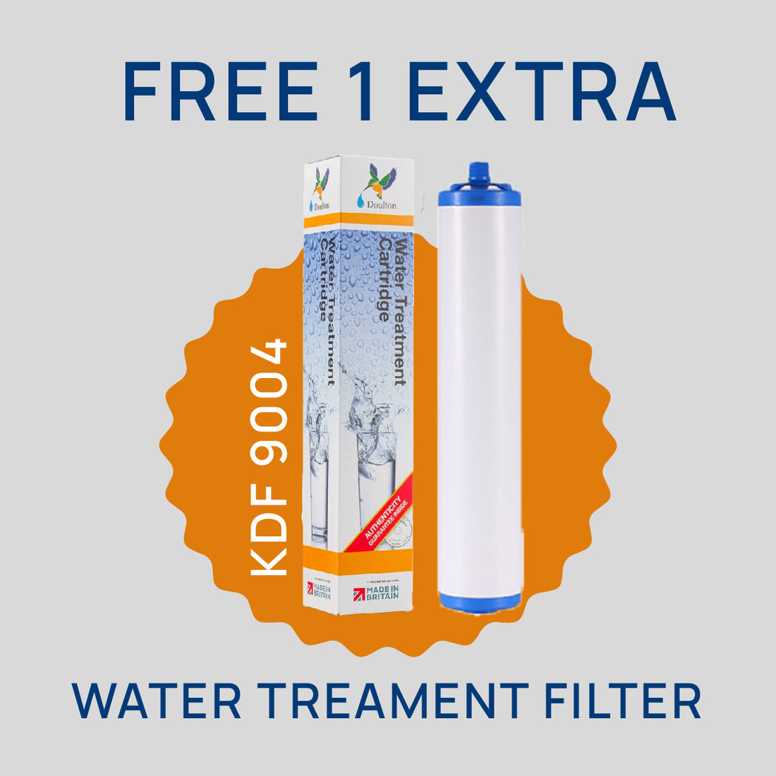 Doulton DCP2 KDF (9004) Heavy Metal Reduction +BTU (2501) Biotect Ultra Water Filter Purifier System