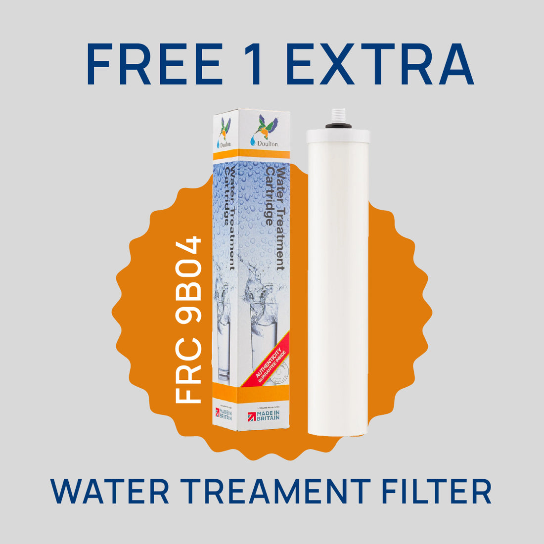 Doulton DCP2 FRC (9B04) Fluoride Reduction + BTU (2501) Biotect Ultra Water Filter Purifier System