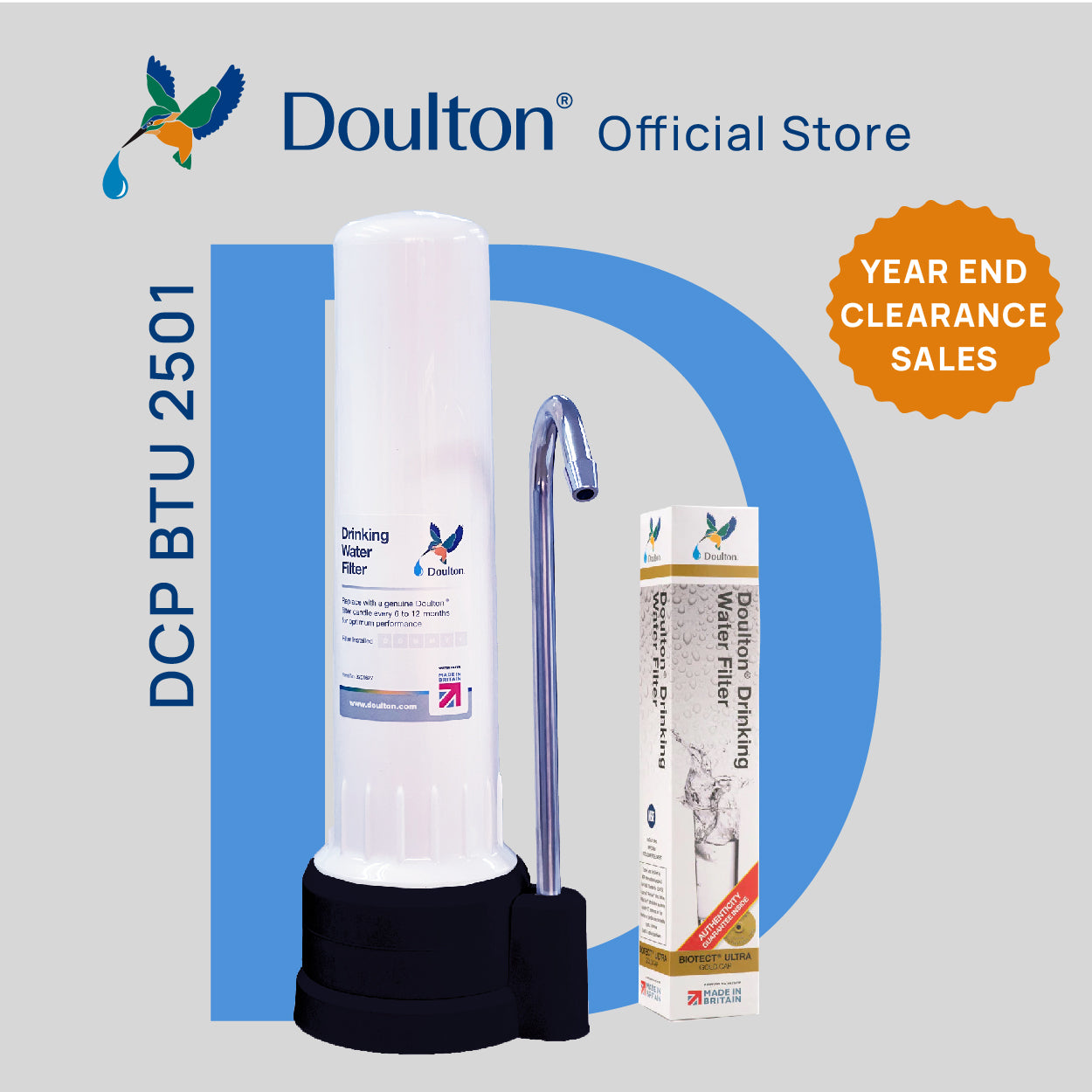 Doulton® DCP BTU (2501) Biotect Ultra Water Filter Purifier System