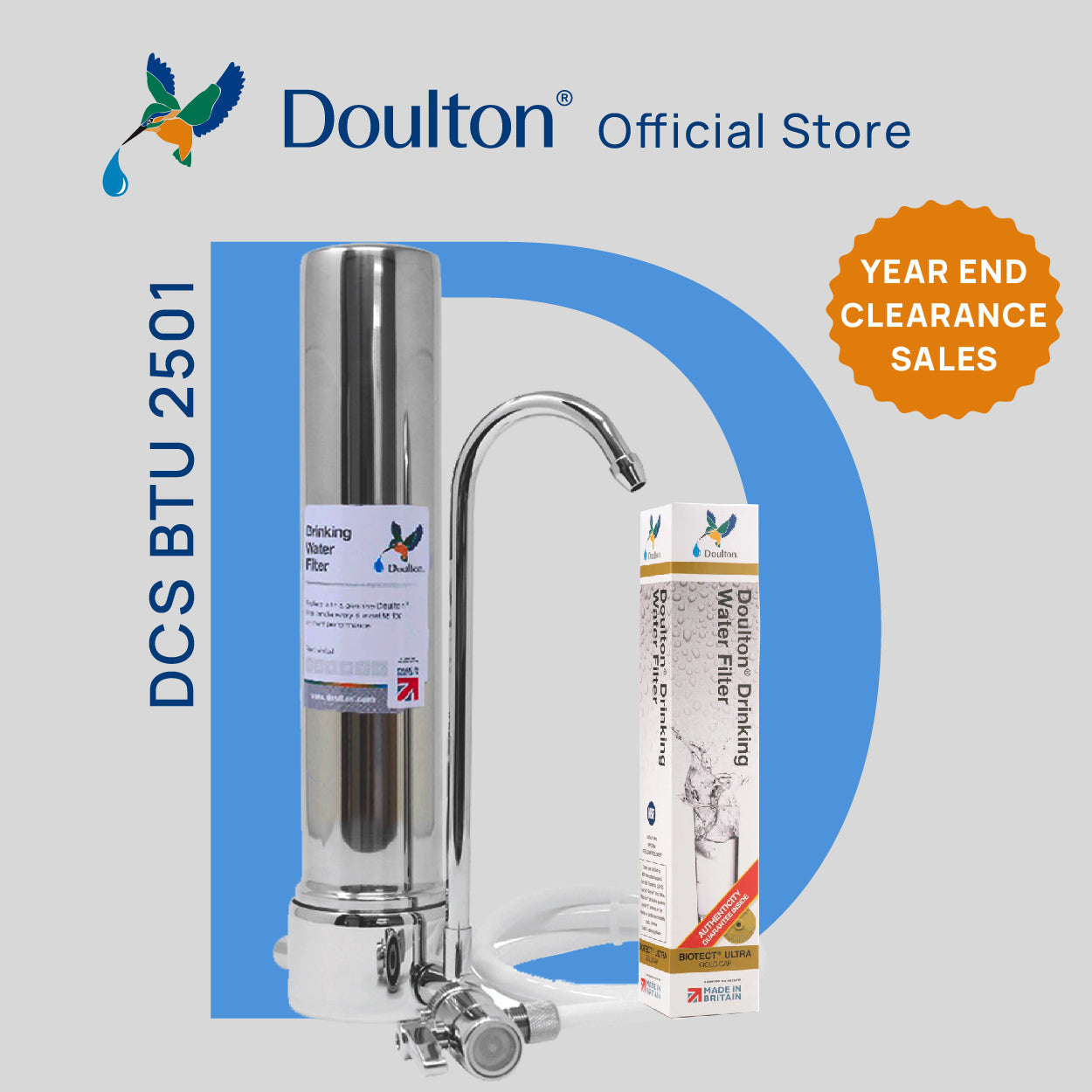 Doulton® DCS BTU (2501) Biotect Ultra Water Filter Purifier System