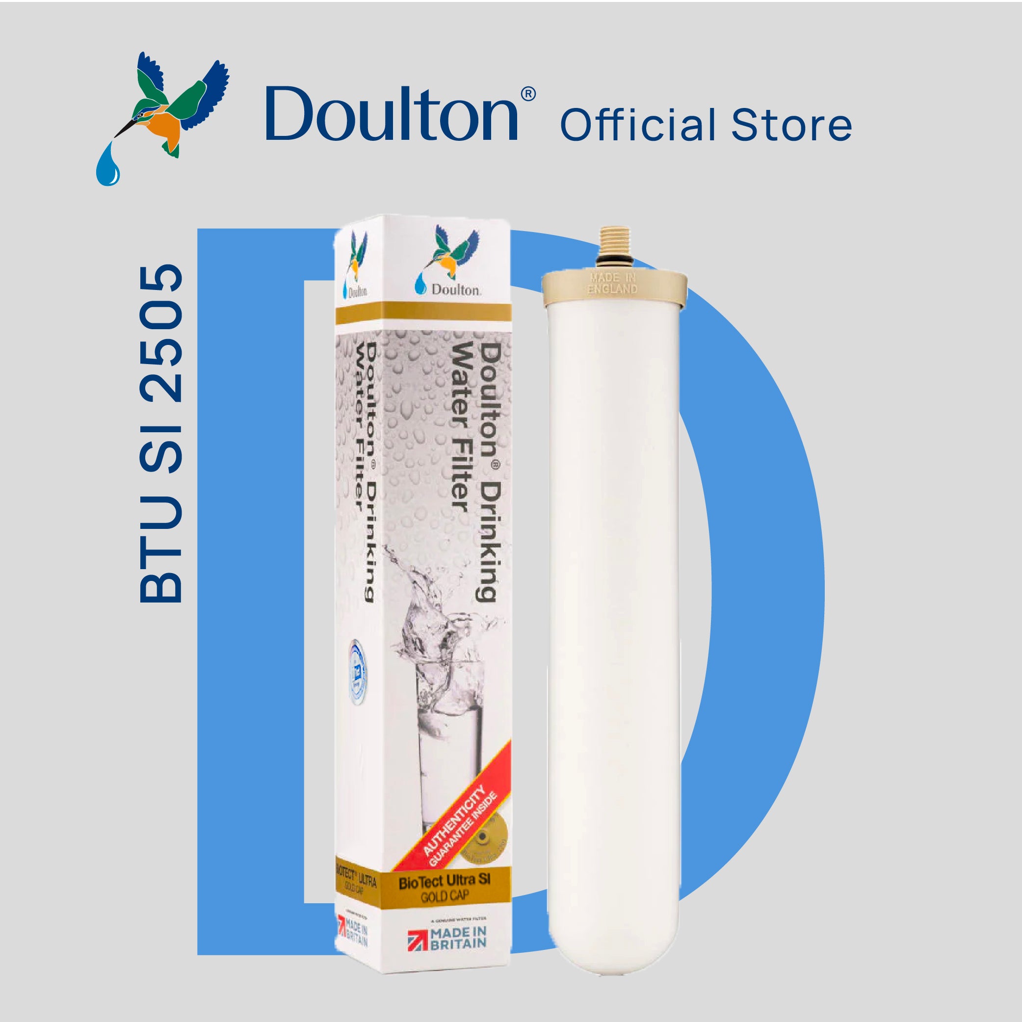 Doulton® BioTect Ultra SI (BTU SI 2505) Drinking Water Filter Cartridge - Anti Scale