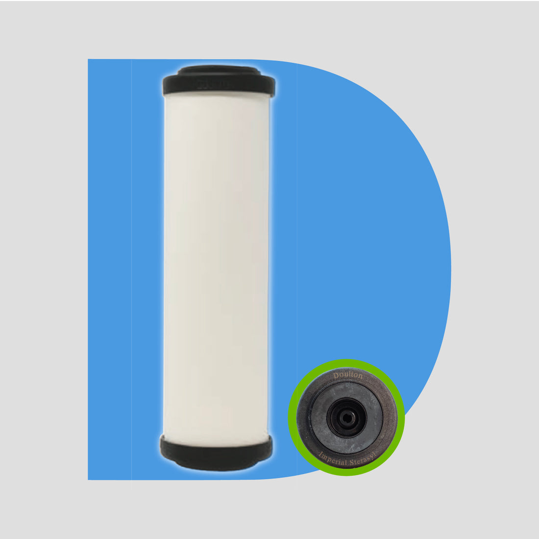 Doulton® OBE Imperial Sterasyl Water Filter Cartridge - Anti Bacterial & Removes Sediment & Rust