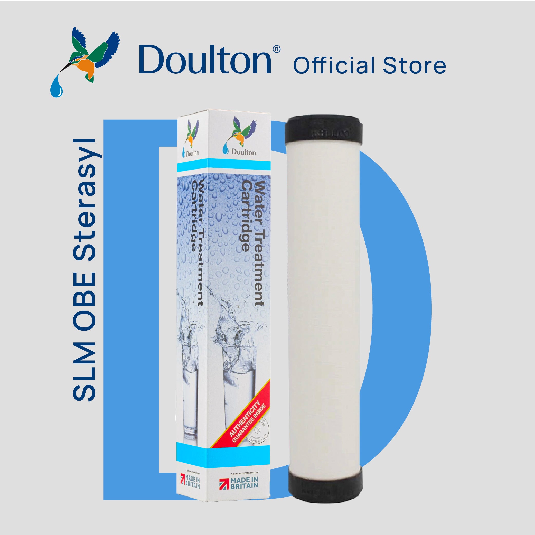 Doulton® OBE Slimline Sterasyl Water Filter Cartridge – Anti Bacterial & Removes Sediment & Rust