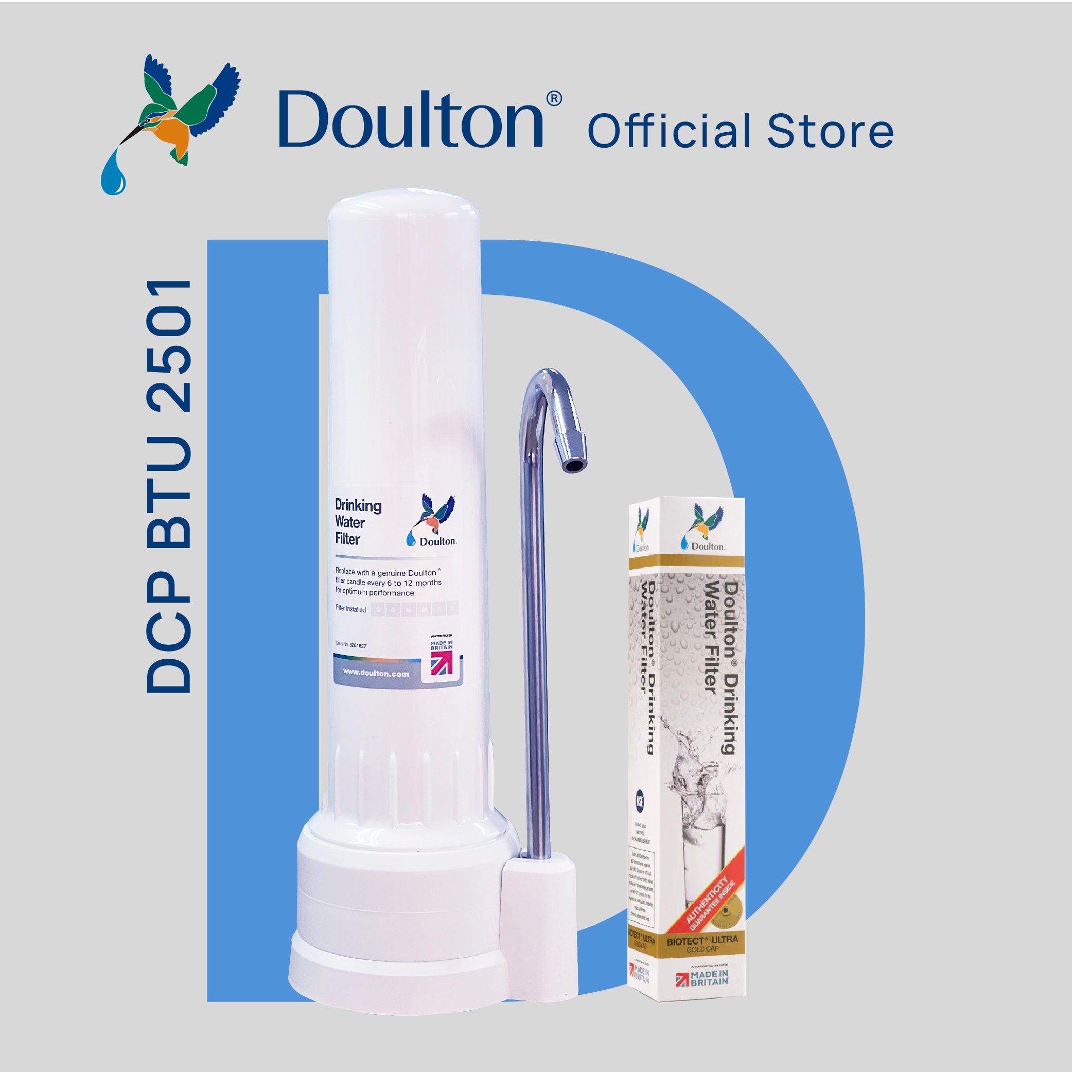 Doulton® DCP BTU (2501) Biotect Ultra Water Filter Purifier System