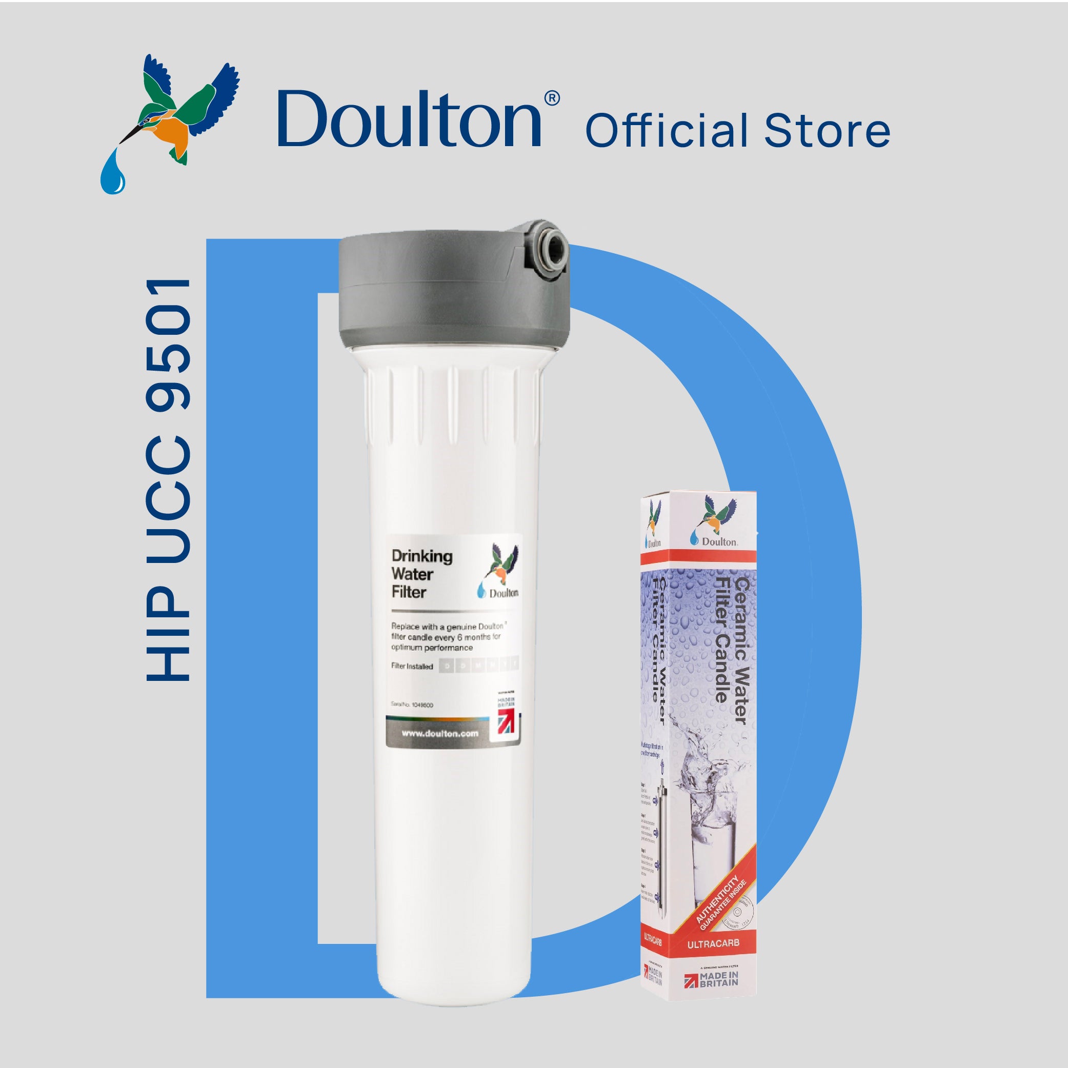 Doulton® HIP UCC (9501) Ultracarb Water Filter Purifier System