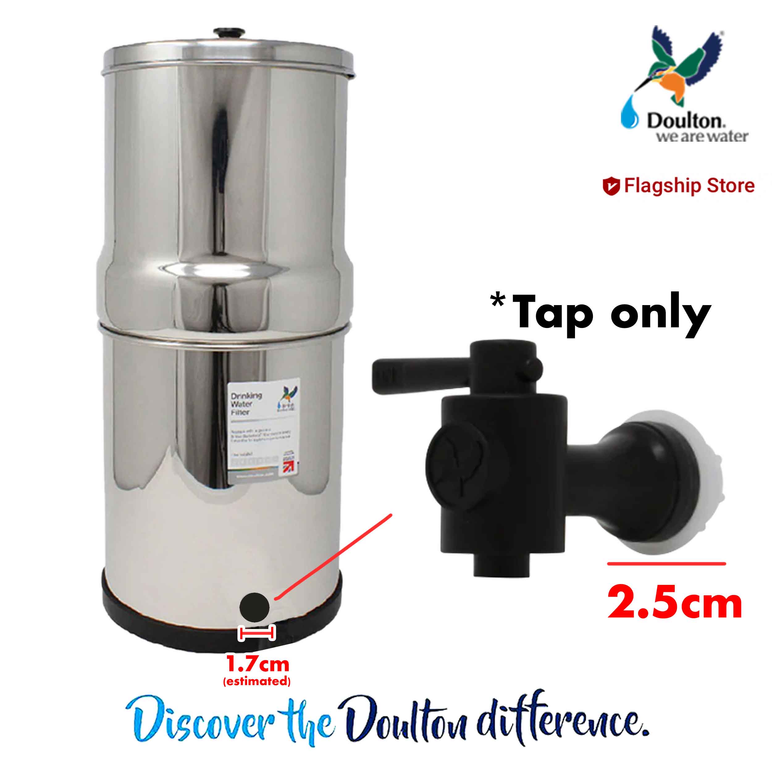 Vino Tap Faucet for Gravity Fed Water Filter Systems
