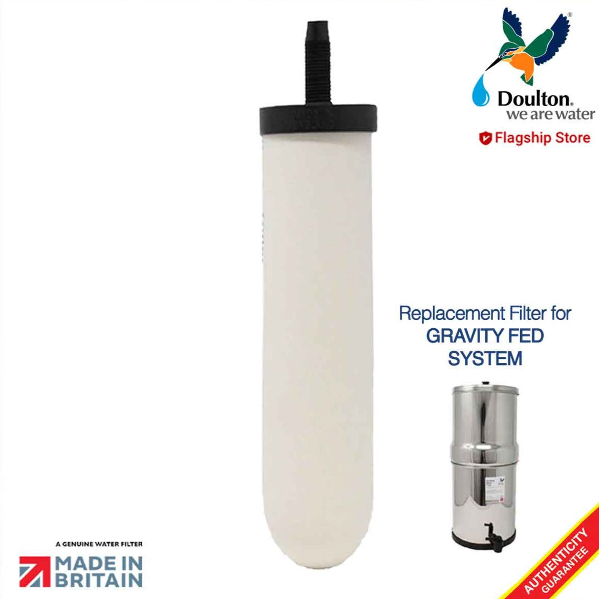 Doulton Ultra Sterasyl 8674 Ceramic Water Filter Candle (NEW LABEL) of ATC Super Sterasyl