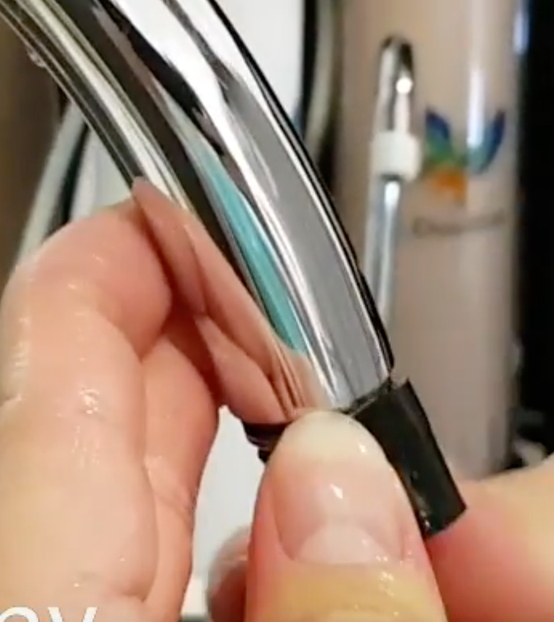 How to use rubber connector for incompatible faucet
