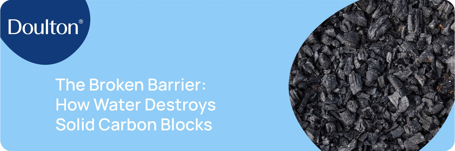 The Broken Barrier: How Water Destroys Solid Carbon Blocks