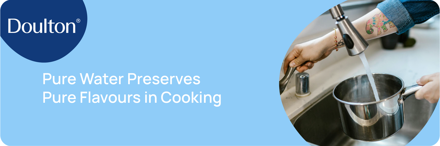 Pure Water Preserves Pure Flavours in Cooking