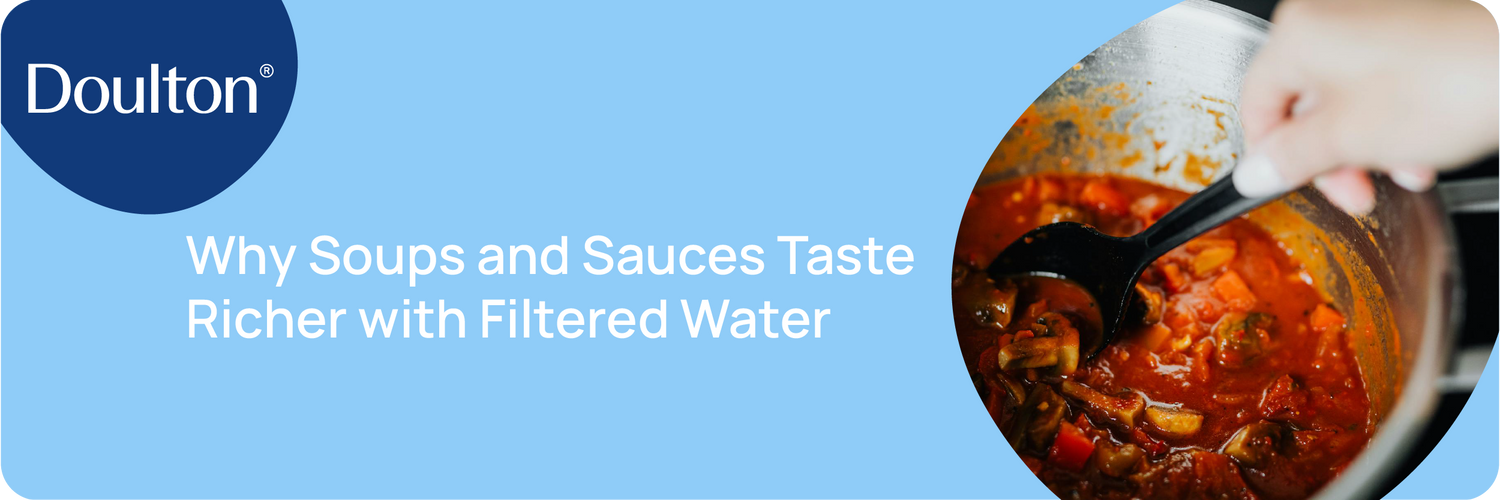 Why Soups and Sauces Taste Richer with Filtered Water