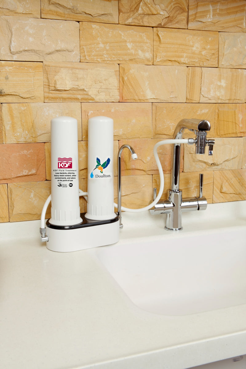 unboxing: Doulton TCP6 KDF + BTU 6 layers filtration system counter top