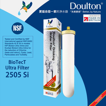 Doulton BioTect Ultra 2505 SI Ceramic Water Filter Candle