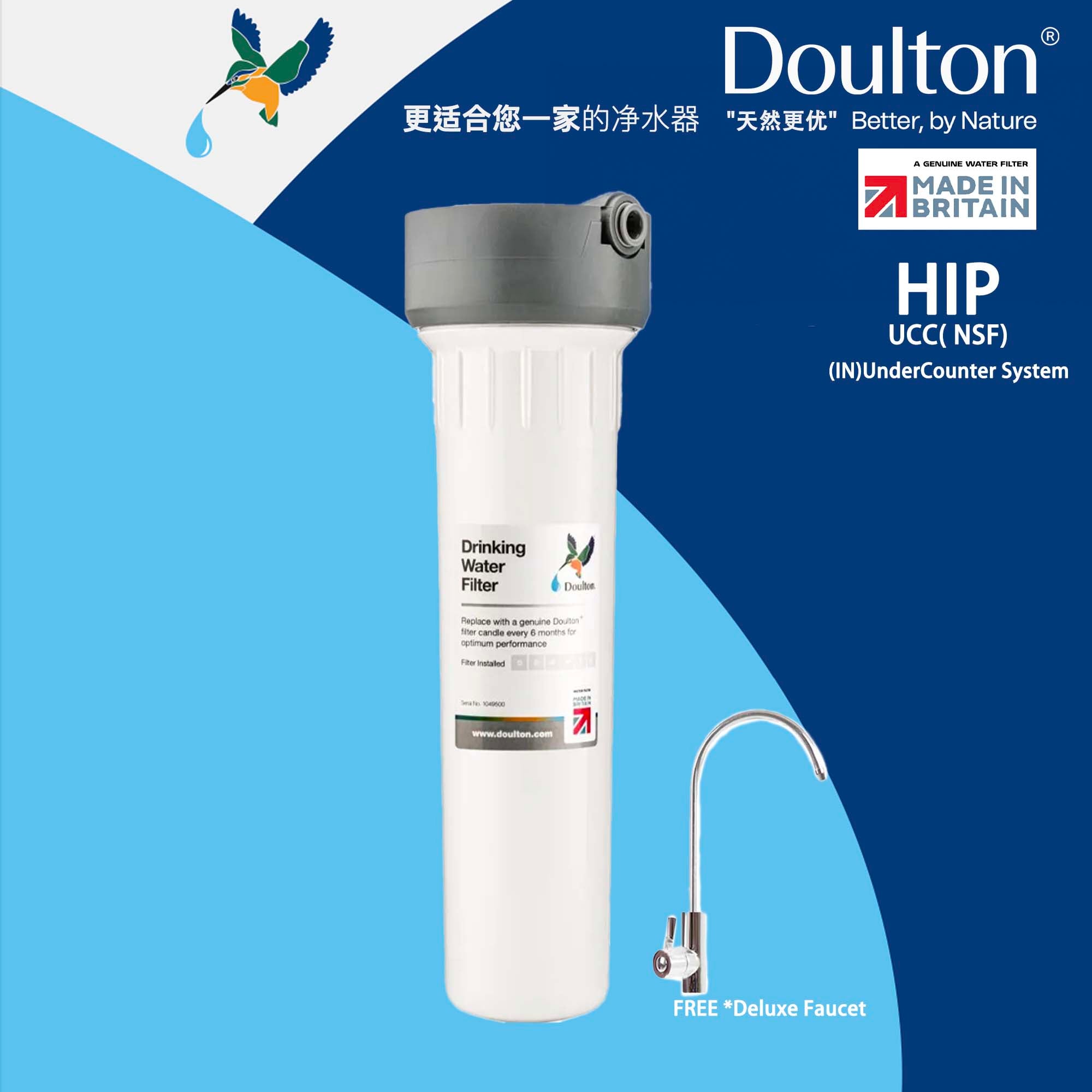 Experience the Purity Revolution: Doulton HIP Ultracarb (NSF) Certified Inline Undersink Filtration - Pure Water, Simplified System