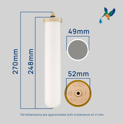 [PRE-ORDER 30days] Doulton® | HIP DUO | STE (9204) Sterasyl | BTU (2501) Biotect Ultra | Under Sink | Water Filter System