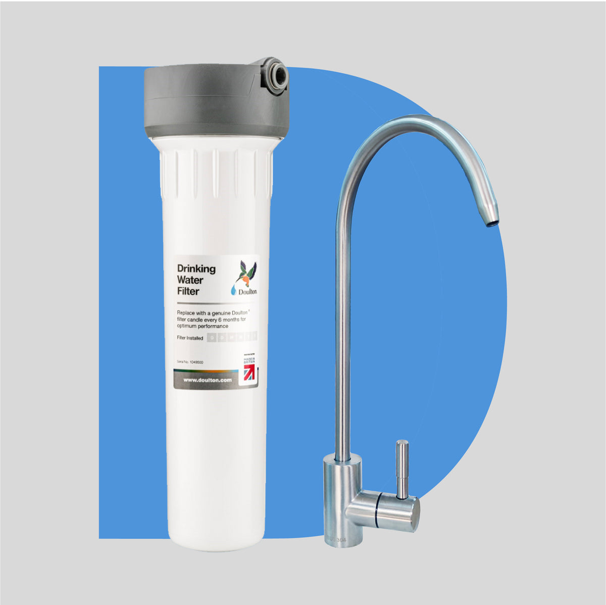 [PRE-ORDER 30days] Doulton® 道尔顿 | HIP Undersink / Undercounter | Biotect Ultra (BTU) 2501 | Water Filter | NSF Certify