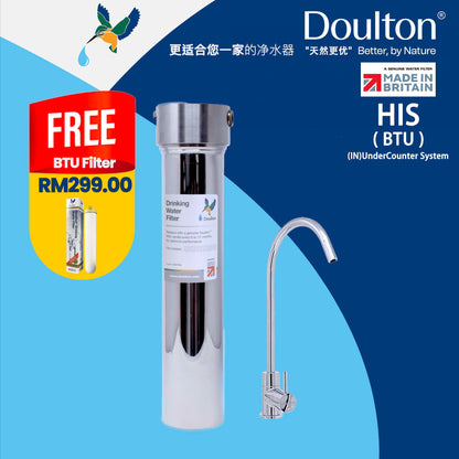 (limited time) Enhance Your Health with the Doulton HIS Biotect Ultra (NSF) In-Counter Drinking Water Filter: Expertly Designed *FREE Installation!