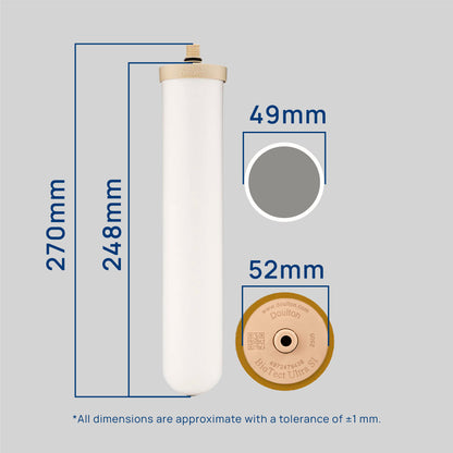 Doulton® Kingfisher Biotect Ultra 2501 NSF Under Counter Water Filter System | Quick Change