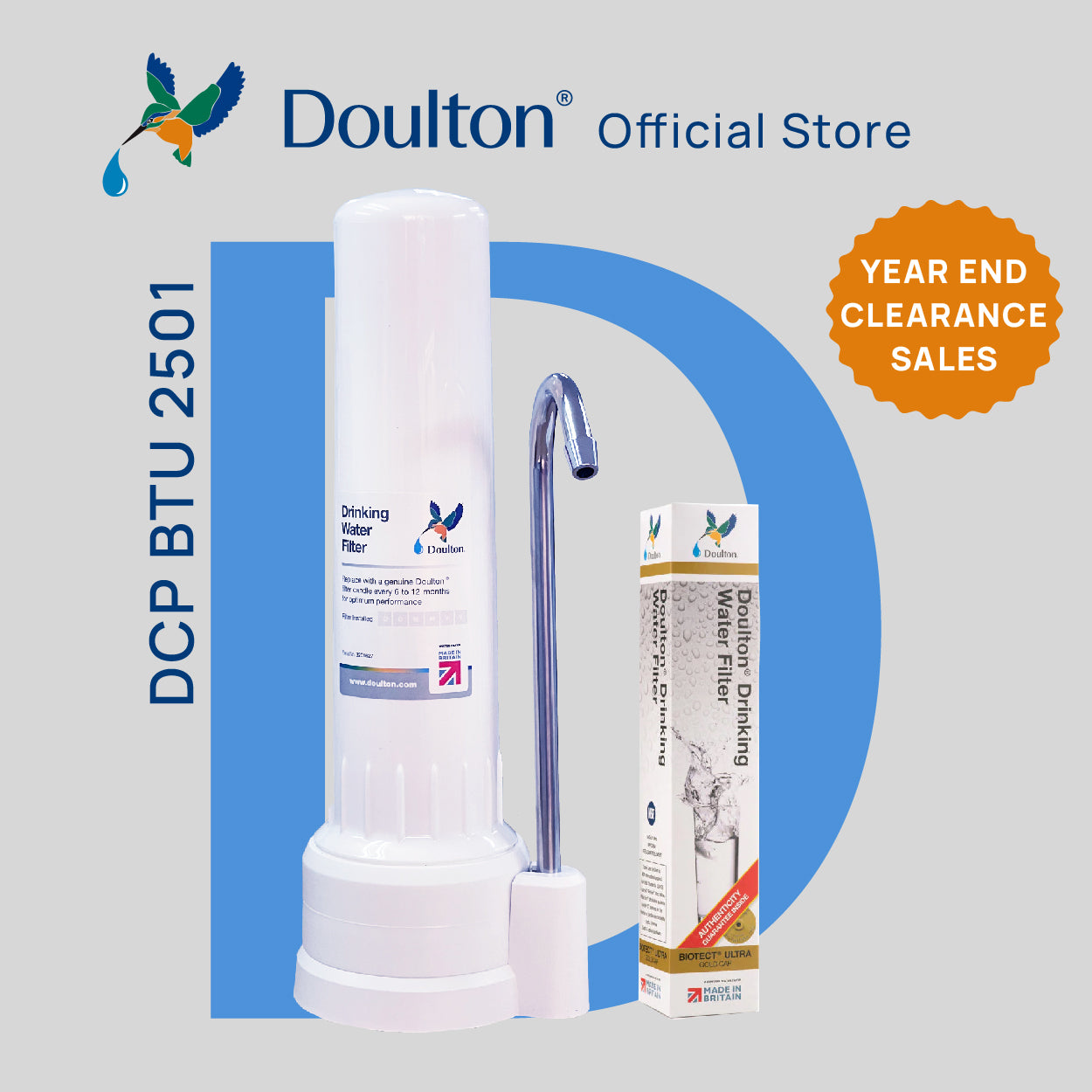 Doulton® DCP BTU (2501) Biotect Ultra Water Filter Purifier System