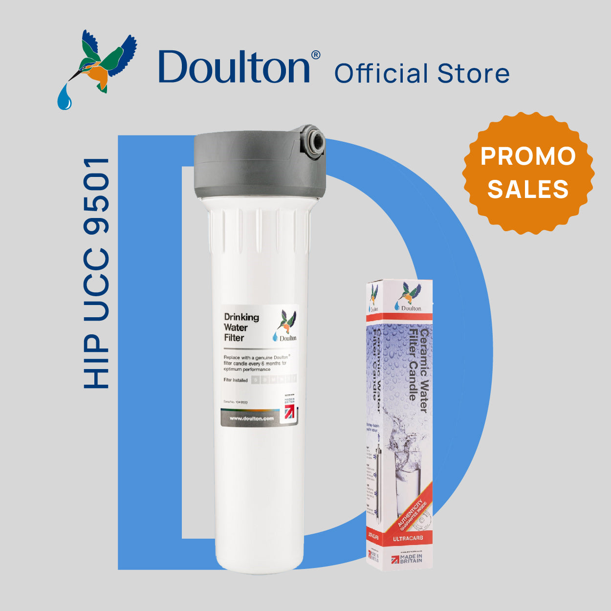 Doulton® HIP UCC (9501) Ultracarb Water Filter Purifier System