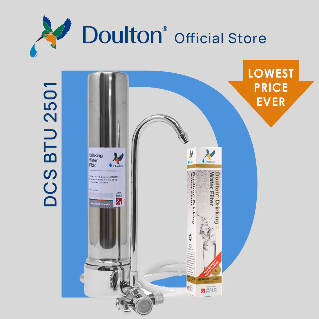 Doulton® DCS BTU (2501) Biotect Ultra Water Filter Purifier System