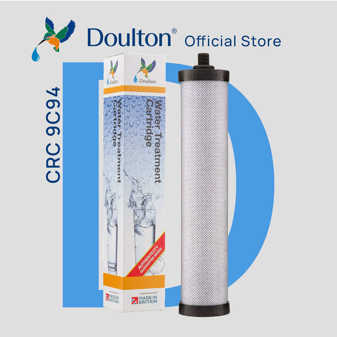Doulton® Chlorine Reduction (CRC 9C94) Water Treatment Cartridge – Reduce Chlorine & Improving Taste and Odor