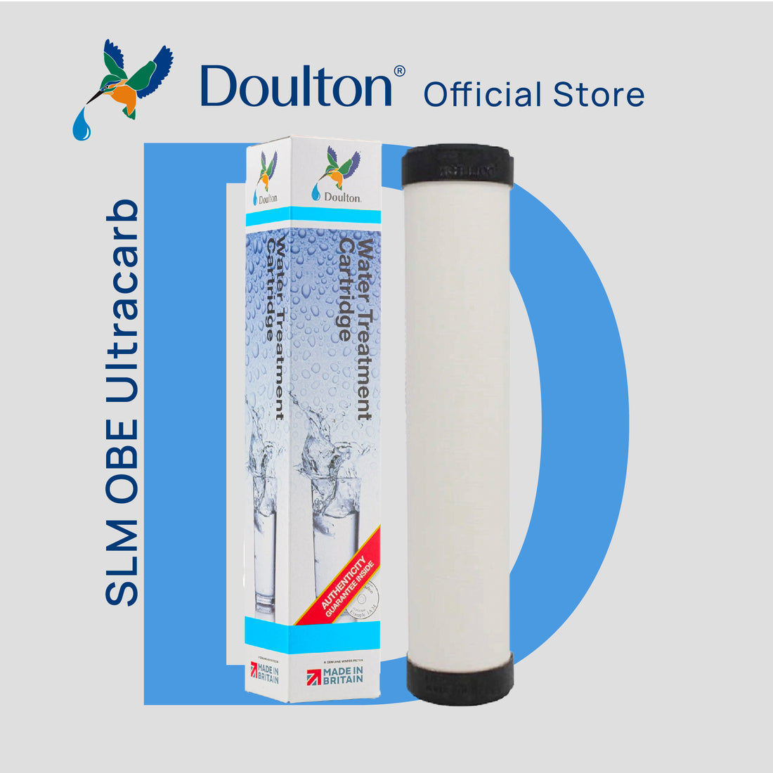 Doulton® OBE Slimline Ultracarb Drinking Water Filter Cartridge – Anti Bacterial & Removes Lead