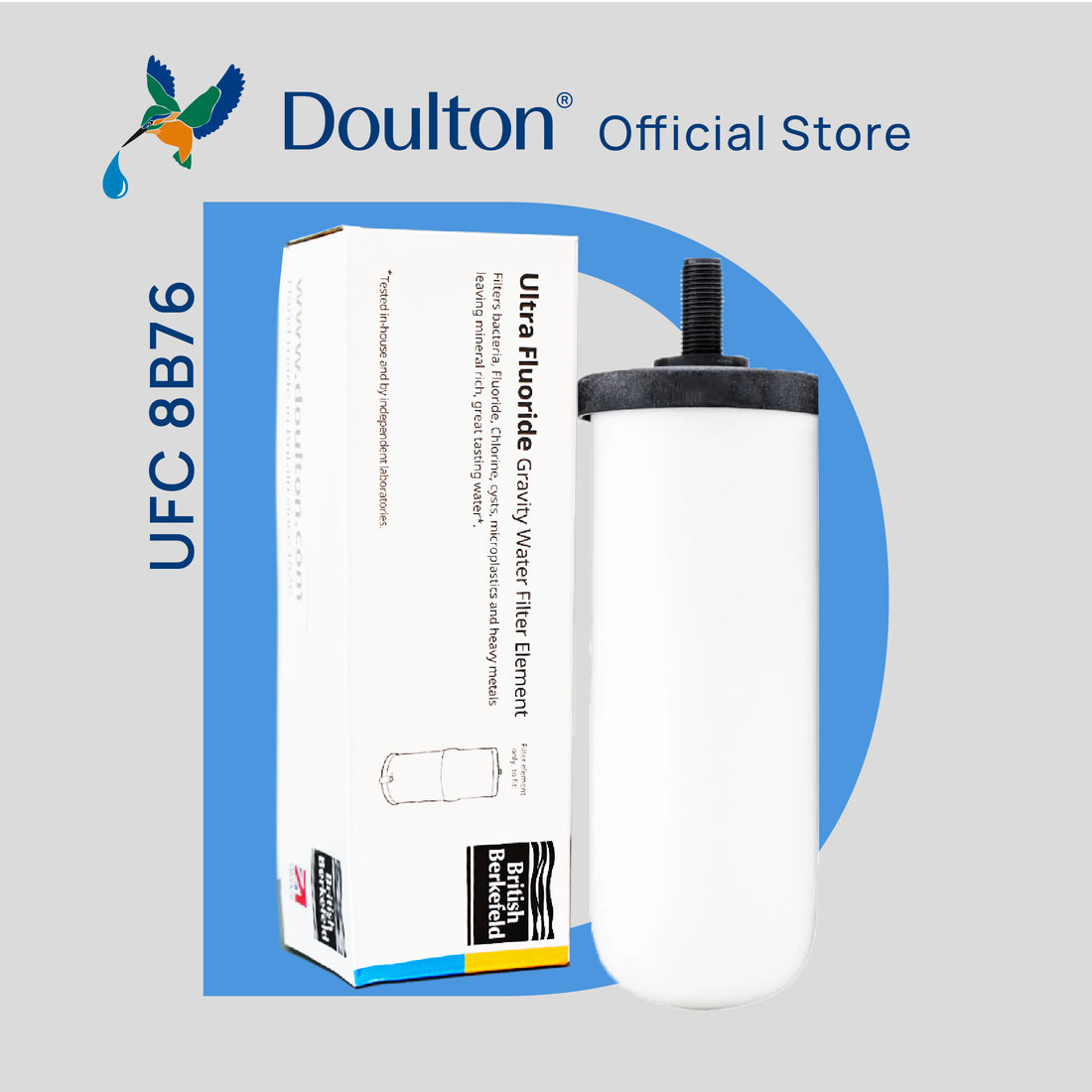 Doulton® Ultra Fluoride (UFC 8B76) Drinking Water Filter Cartridge – Compatible with Berkey & Phoenix