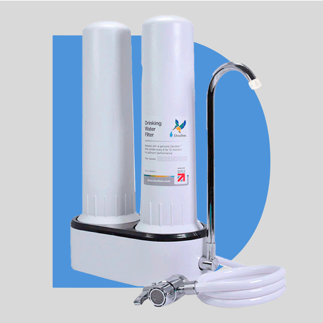 Doulton DCP2 KDF (9004) Heavy Metal Reduction +BTU (2501) Biotect Ultra Water Filter Purifier System