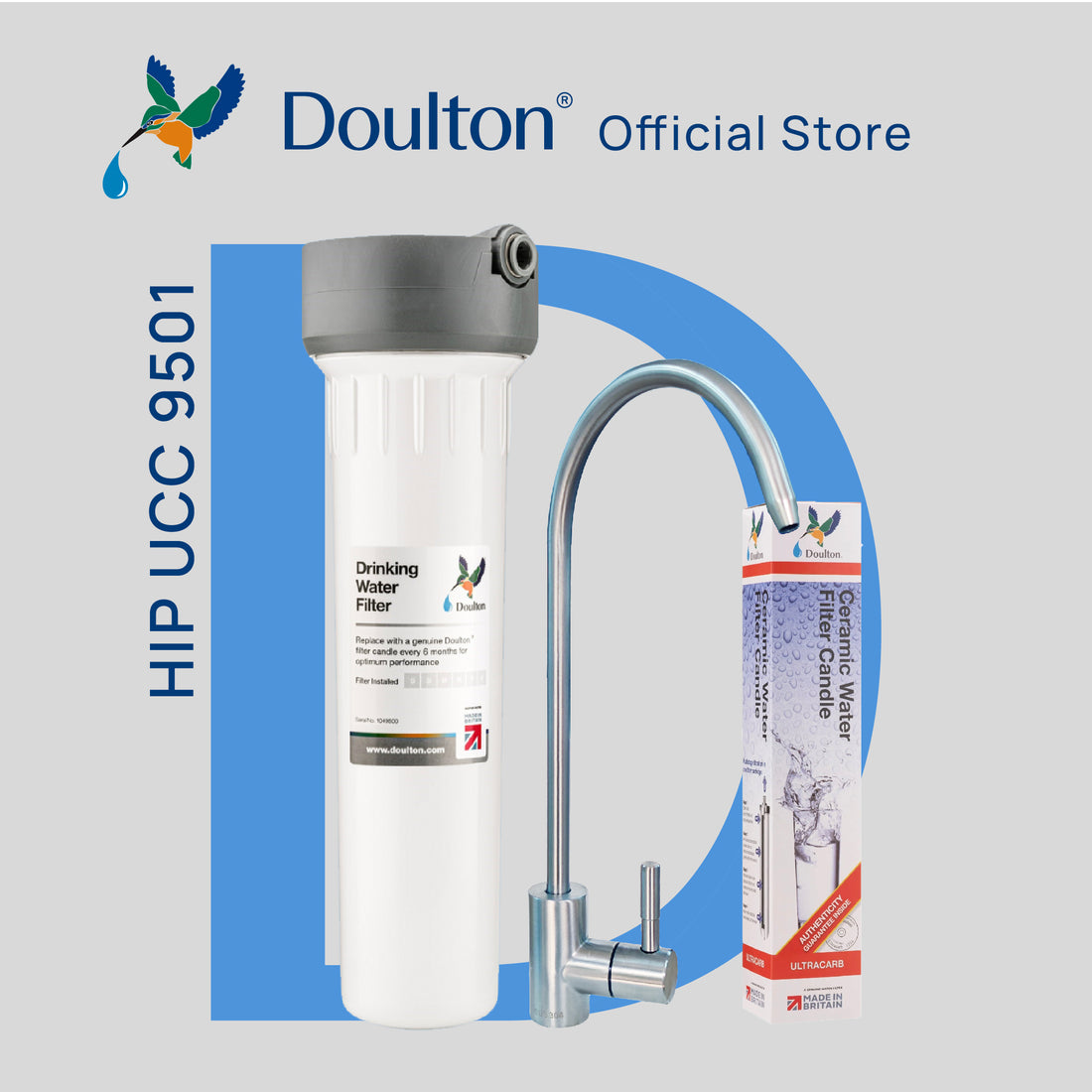 Doulton® HIP UCC (9504/9501) Ultracarb Water Filter Purifier System