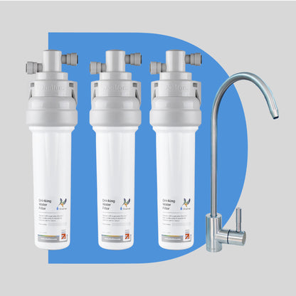 [Free Installation] Doulton® 3X QT Ecofast FRC (9B04) PFAS (9H04) BTU (2501) Fluoride Reduction + PFAS + Biotect Ultra Water Filter Purifier System