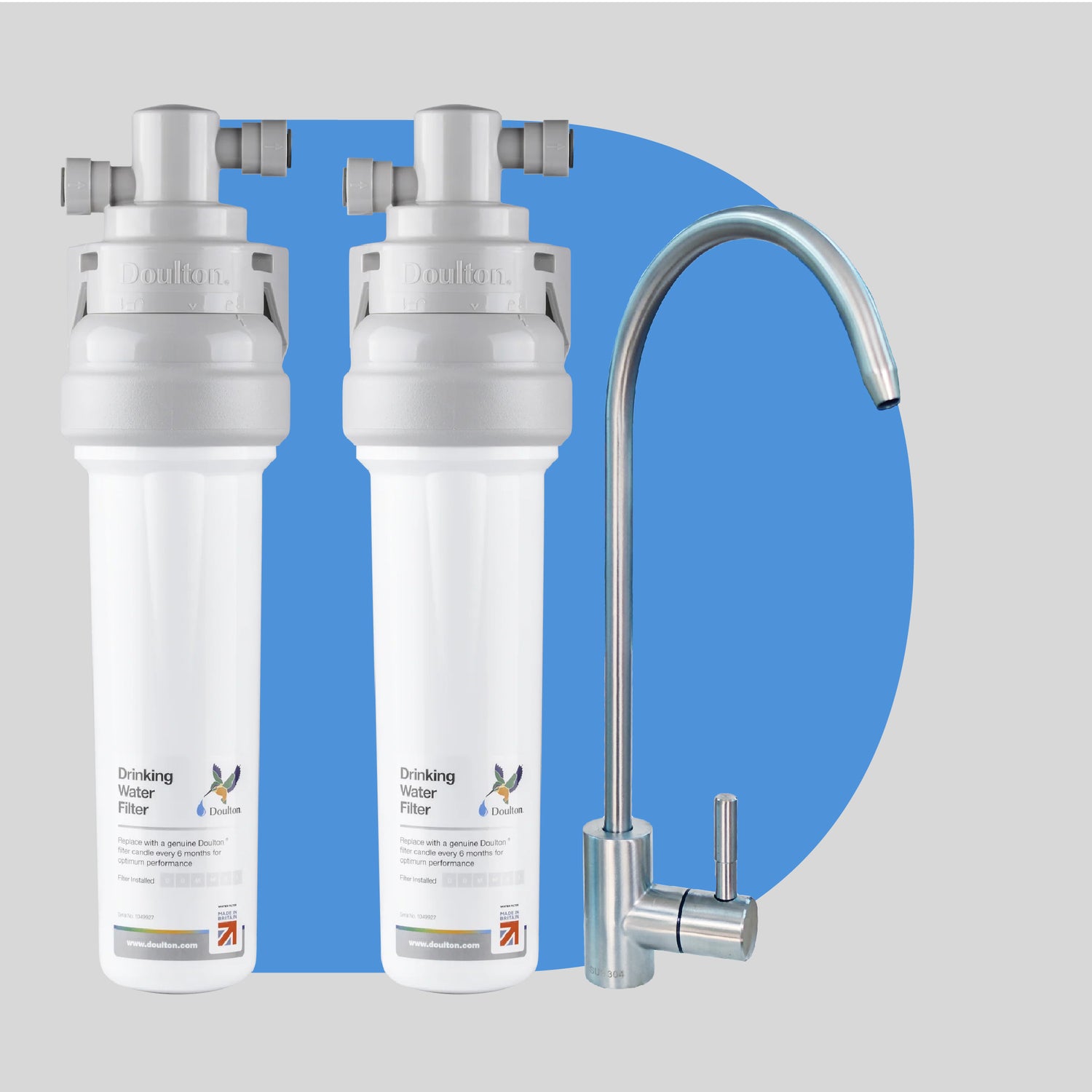 [Free Installation] Doulton® 2X QT Ecofast FRC (9B04) BTU (2501) Fluoride Reduction + Biotect Ultra Water Filter Purifier System