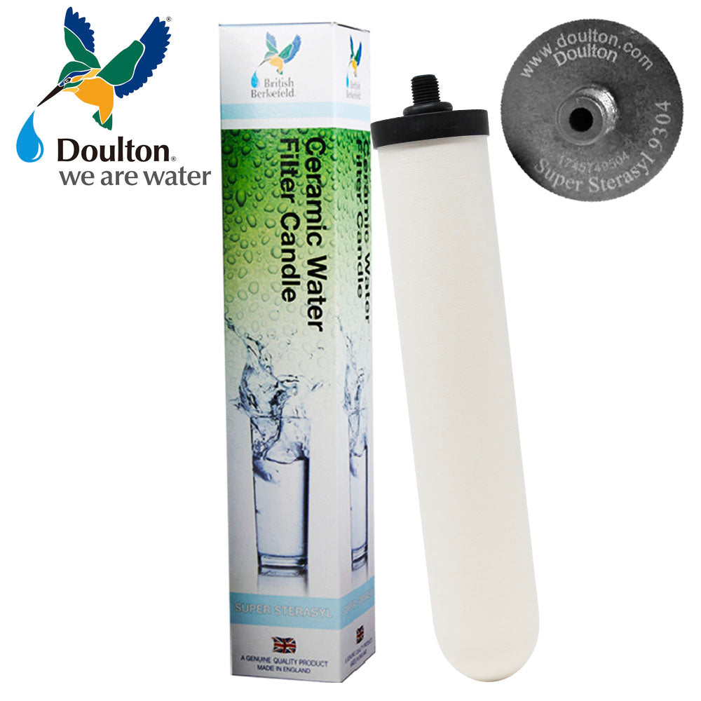 Doulton Super Sterasyl 9304 Ceramic Water Filter Candle BSP Short Thread Mount - Doulton Water Purifier, Sole Distributor (MY) - Britain Premium Brand Since 1826