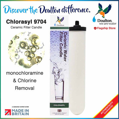 Doulton Chlorasyl 9704 Ceramic Water Filter Candle