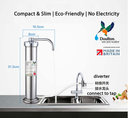 (limited time!) Experience Ultimate Purity with Doulton DBS Biotect Ultra: The Pinnacle of Eco-Friendly, 4-Stage Advanced Filtration - Crafted with Excellence in Britain! since 1826