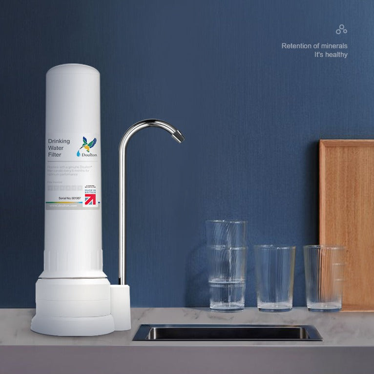 Doulton DCP Biotect Ultra Countertop Drinking Water Purifier: The Ultimate 4 stages of filtration System for Precision Filtration, Proudly Made in Britain Since 1826!