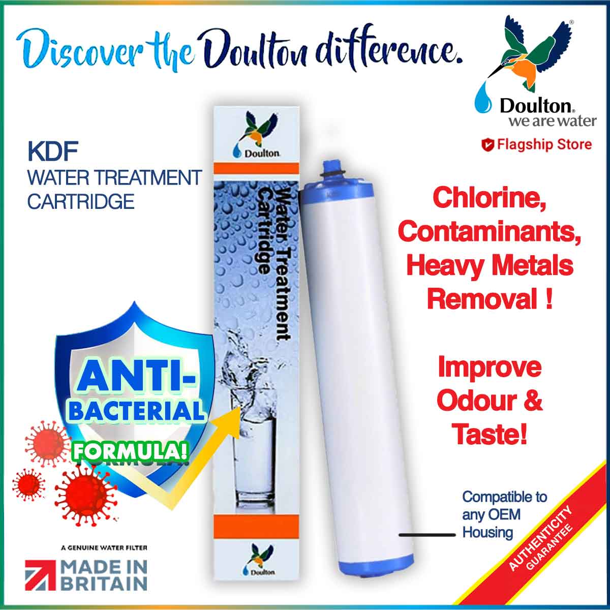 Doulton KDF Water Treatment Cartridge