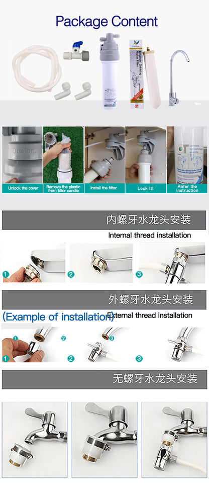 Doulton QT Ecofast + BTU 2505 SI (ANTI-SCALE) (IN)Undercounter Drinking Water Purifier System