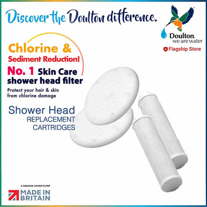 Doulton Shower Head Replacement Cartridge (Twin pack)