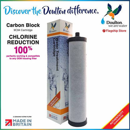 Doulton Carbon Block 9C94 Chlorine Reduction Water Treatment Cartridge