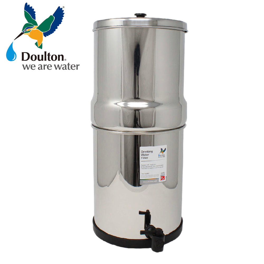 Doulton SUS304 Gravity Fed System with 2PCS Filters Element Portable Complete System - Doulton Water Purifier, Sole Distributor (MY) - Britain Premium Brand Since 1826