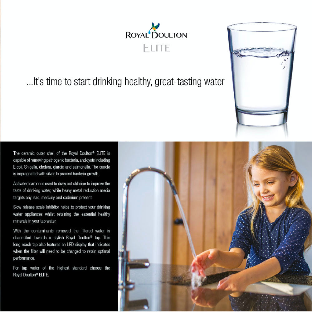 Royal Doulton Elite Prestigious Advanced Drinking Water Purifier Complete System (Undercounter) - Doulton Water Purifier, Sole Distributor (MY) - Britain Premium Brand Since 1826